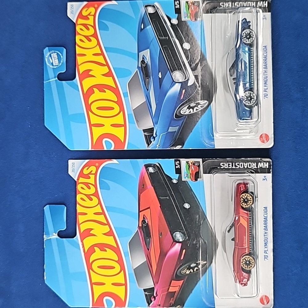 Hotwheels 70" plymouth barracuda bundle